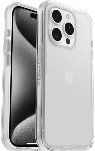 OtterBox Symmetry Clear Case for iPhone 15 Pro, Anti-Drop, Slim ...