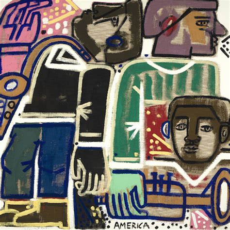 America Martin, Snap and Whistle, Oil and Acrylic on Raw Linen, 59" x ...