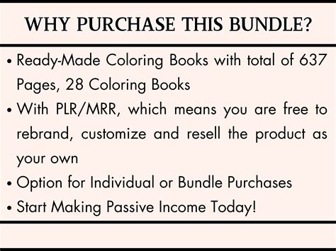 630+ PLR MRR Coloring Pages Bundle | Master Resell Rights Kids Adult ...