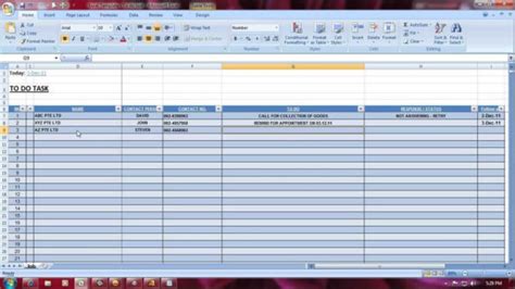 Image result for Task Manager in Excel Tutorial