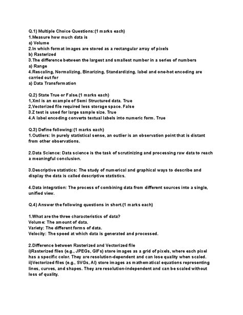 FDS 101 - Operating System Notes: MCQs, True/False, Definitions & Short ...