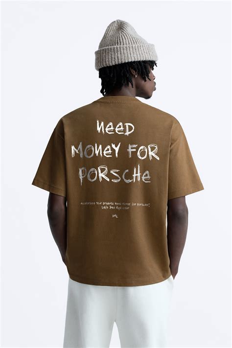 MOCHA BROWN PORSCHE TSHIRT, FRENCH TERRY OVERSIZED T-SHIRT – DRIP MY ...