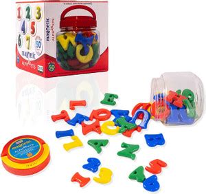 RATNA'S My ABCD Educational Magnetic Alphabet Jar for Kids Price in ...
