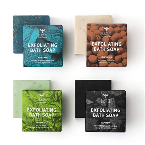 Buy Bombay Shaving Company Exfoliating Bath Soaps, includes Activated ...