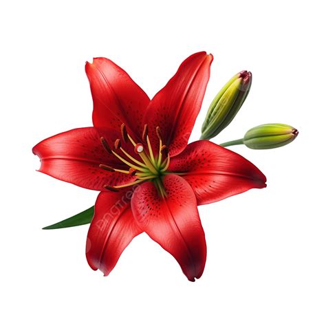 Red Lily Flower, Red, Lily, Flower PNG Transparent Image and Clipart ...