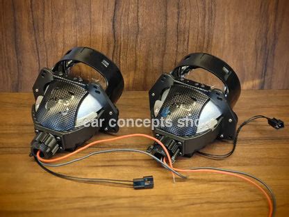 Aes Turbo SE 55 watts bi-led headlight projector rainbow lens – Car ...