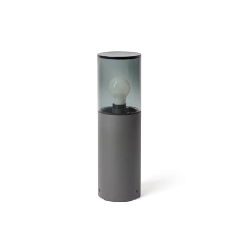 Kila 400 Dark Grey Bollard Smoked Outdoor By Faro | Shop Best Lighting ...