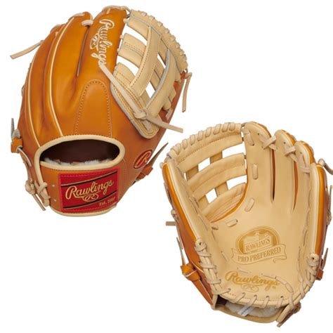 Rawlings Pro Preferred 11.5" Adult Baseball Infield Glove PROS204-6CT ...