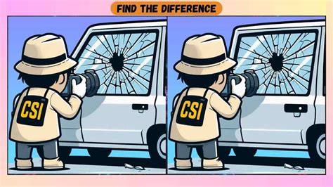 Find 3 Differences in 33 Seconds in These Crime Scene Pictures
