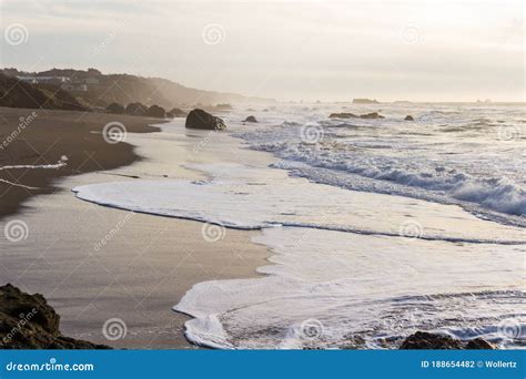 Nesika Beach, Oregon stock photo. Image of perspective - 188654482