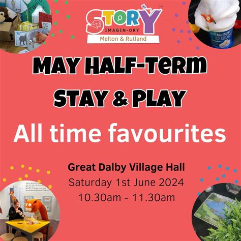 Childrens Stay & Play - Great Dalby Village Hall - Saturday 1st June 10 ...