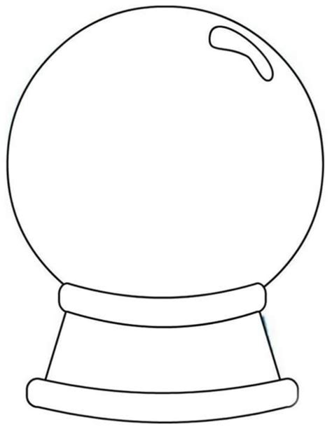 DIY Snow Globe Drawing