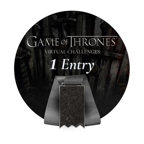 1x GAME OF THRONES Challenge | Entry + Medal | Upsell | The Conqueror ...