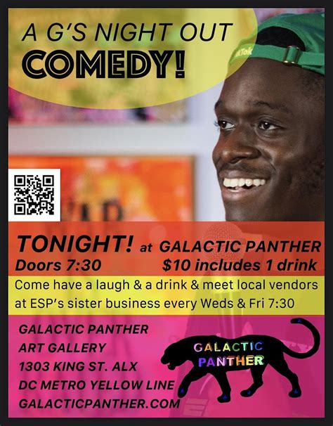 "A Gs Night Out" Comedy Show Presented by Chandler Enterprise, Galactic ...