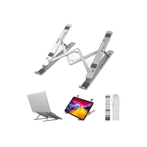 Tabletop Laptop Stand, Silver – Baystore