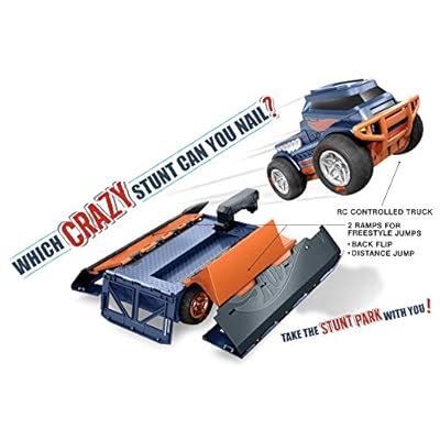 Hot Wheels R/c Trick Truck Transforming Stunt Park India | Ubuy