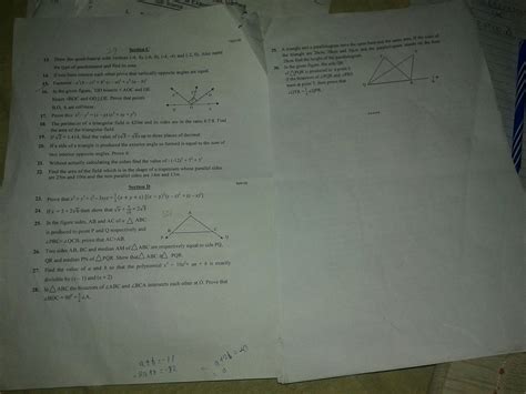 JAI HIND GUYSplease provide me maths question paper of class9th ...
