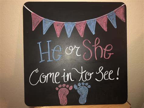 Gender Reveal Quotes In Spanish - gender reveal chalkboard idea ...