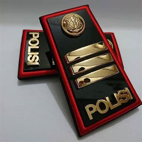 Jual PANGKAT POLISI AKP FULL ACRYLIC LIS POLOS/MERAH - Kab. Bandung ...