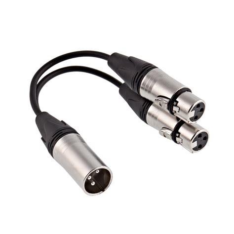Dual XLR (F) - XLR (M) Splitter Cable at Gear4music
