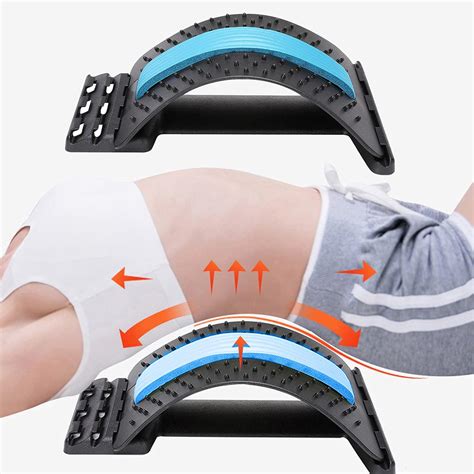 Buy Adjustable Lumbar Support for Sciatica Scoliosis and Herniated Disc ...