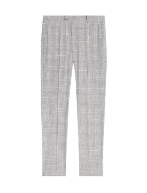Buy Slim Fit Prince of Wales Check Suit Trousers at Marks & Spencer