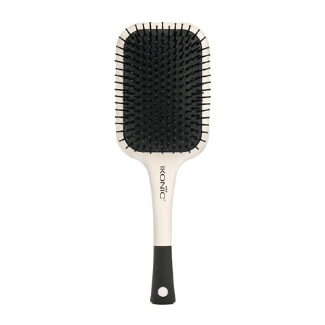 Ikonic Artistic Paddle Hair Brush with Anti Static Bristles & Ball ...