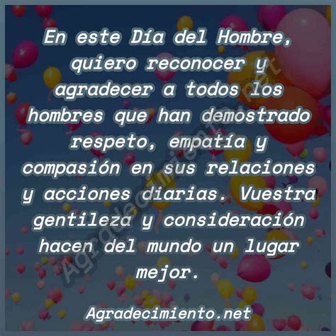 🎁 Mensajes para el Día del Hombre 🎉