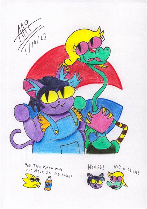 Neko-Bratty and Neko-Catty by AceAttorney9000 on Newgrounds