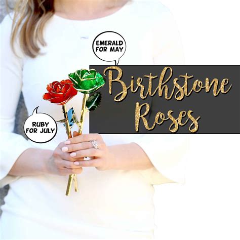 Steven Singer's Gold Dipped Roses in Every Birthstone Color – Steven ...