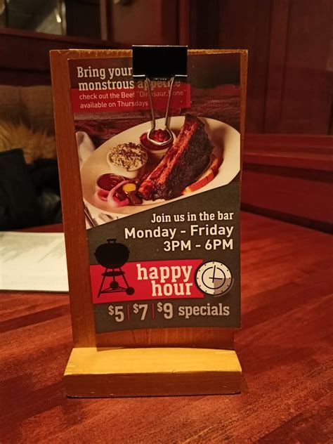 Menu at Weber Grill Restaurant, Indianapolis, 10 N Illinois St