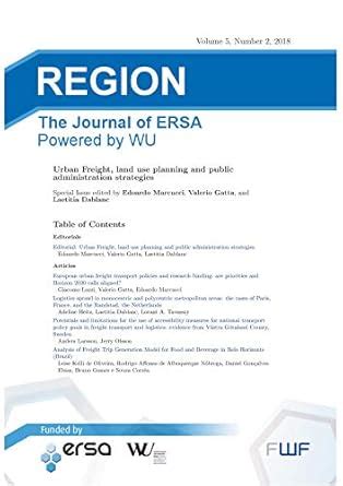 Urban Freight, land use planning and public administration strategies ...