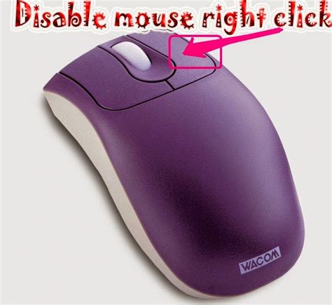 Image result for Disable Mouse Right Button