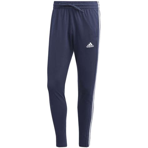 adidas Essentials Single Jersey Tapered Open Hem 3-Stripes M IC0045 ...