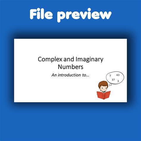 Complex Numbers Introduction Level 1 的图像结果