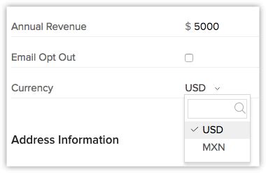 Manage Multiple Currencies