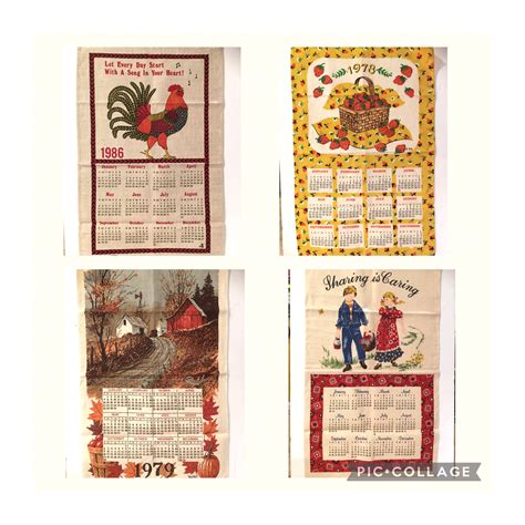 1978 Wall Calendar - Etsy