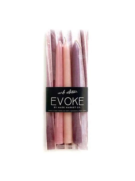 Skinny Taper Glass Candle Holder - Medium - Be Made