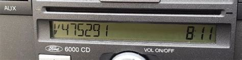 Image result for Ford 6000 CD Code Input