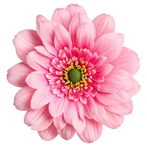 A beautiful pink flower isolated on white background | Premium Photo