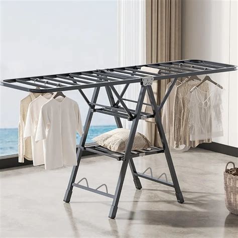 KriShyam® Clothes Drying Rack,Foldable 3-Level Laundry Drying Rack,Fre ...