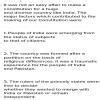 explain the major factors that contributed to the making of our ...