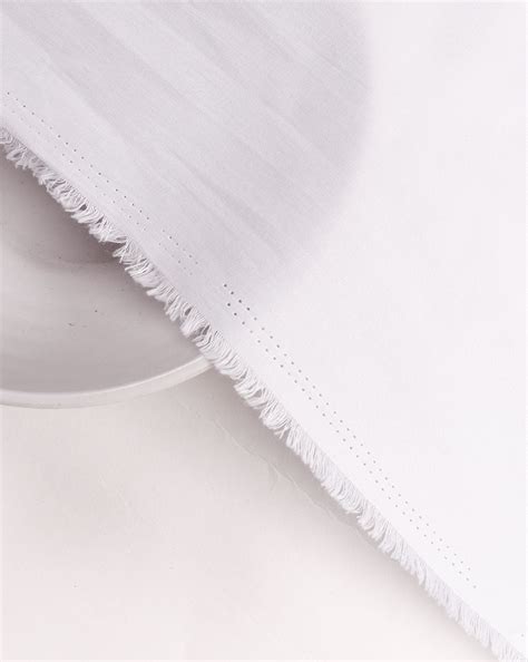 Buy 40's White Plain Cotton Poplin Bio Finish Mill Dyed Fabric Online ...