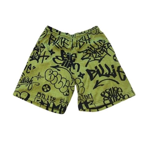 Green Billie Eilish freak city shorts! 🖤💚 (look... - Depop