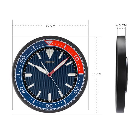 QXA791J contemporary clock with lumibrite markers – SEIKO CLOCKS INDIA