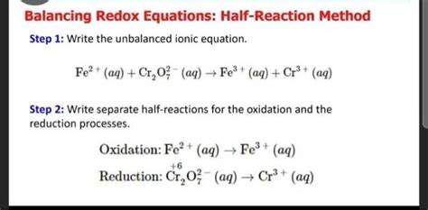 Solving Redox Equation Using Half-Life Method 的图像结果