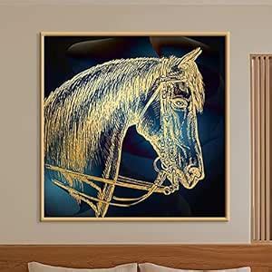 SUNVALLEY Luxury Sqaure Iron Metal Hanging Wall Decor for Home/Living ...