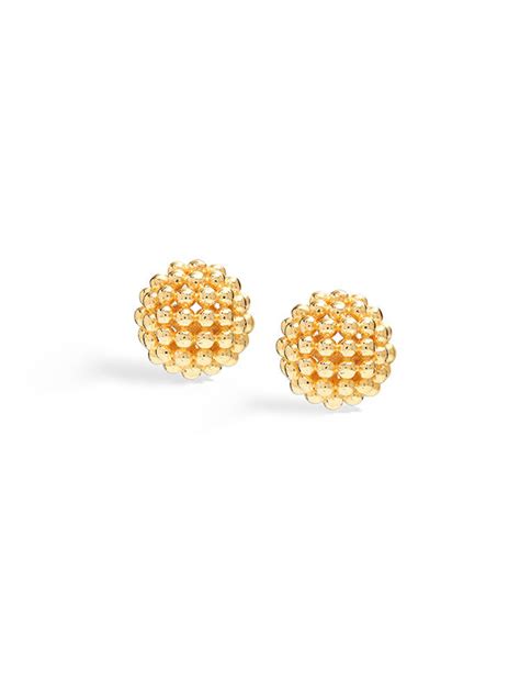 LeCalla - Buy 925 Sterling Silver Jewellery Gold-Plated Round Beaded ...
