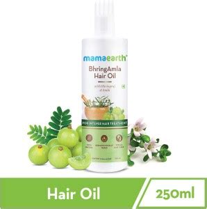 Mamaearth BhringAmla Hair Oil with Bhringraj & Amla for Intense Hair ...
