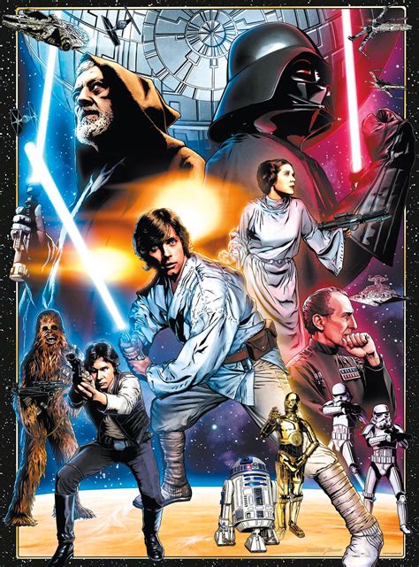 Star Wars Puzzles 1000 Pieces of Awesome Jigsaw Puzzle Fun!